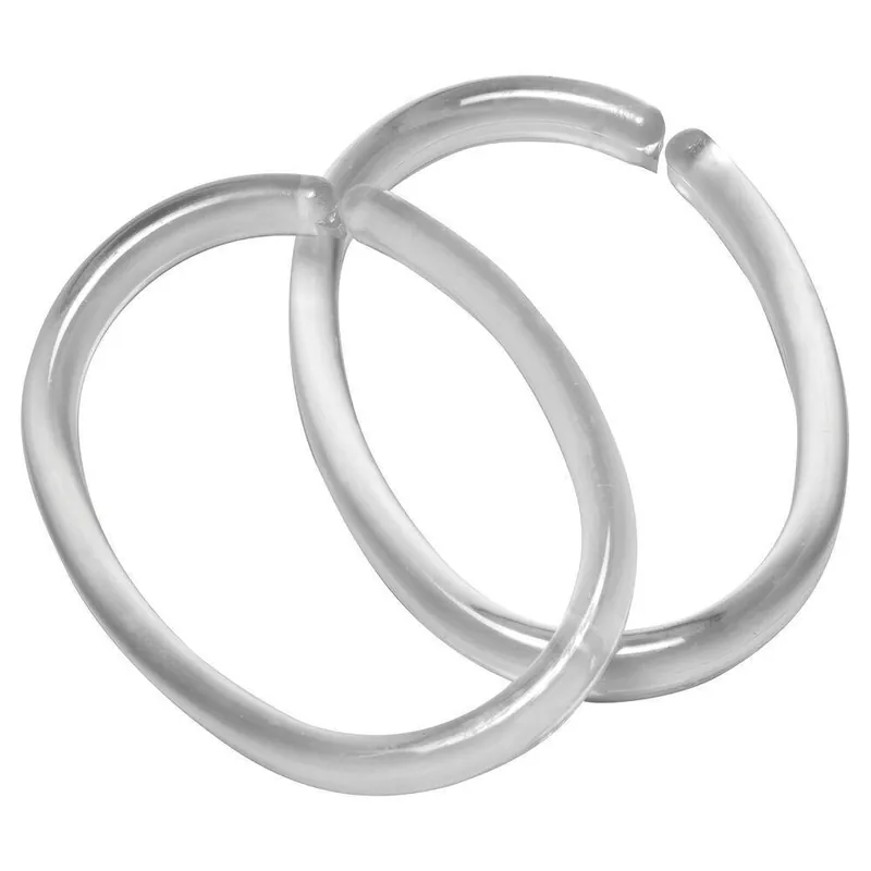 Sealskin Clips douchegordijnringen transparant - 12 stuks