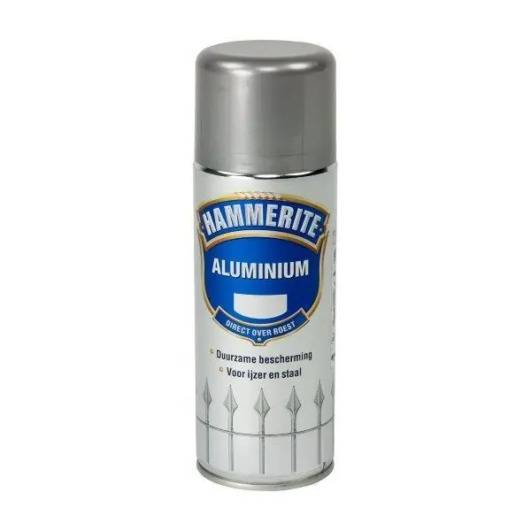 Hammerite metaallak spuitbus aluminium 400ml