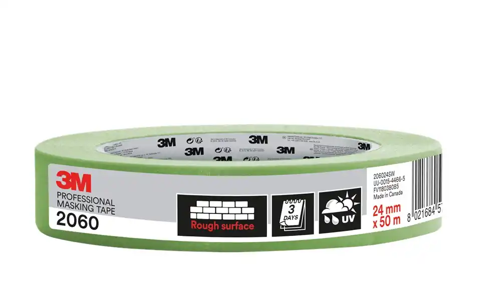 3M 2060 afplaktape 24mm 50m groen