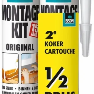 Bison montagekit original 310ml - duopack