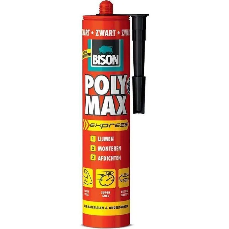 Bison Poly Max Express zwart 425g