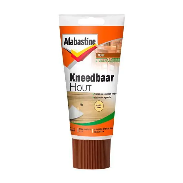 Alabastine kneedbaar hout naturel/vuren 200g