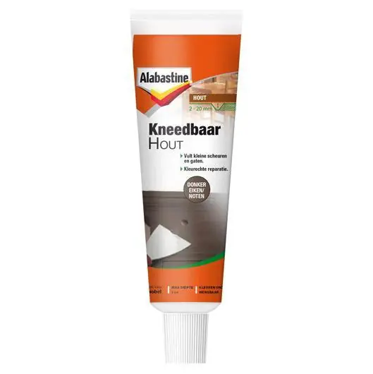 Alabastine kneedbaar hout donker eiken 75g