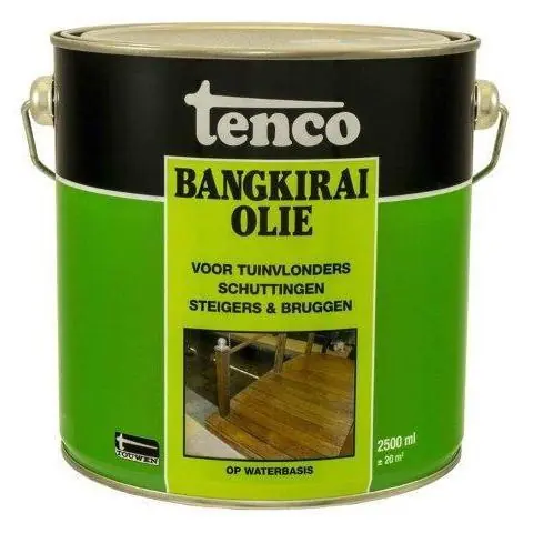Tenco bangkirai olie 2,5 liter