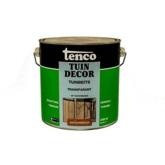 Tenco Tuindecor transparant natuurbruin 2,5 liter
