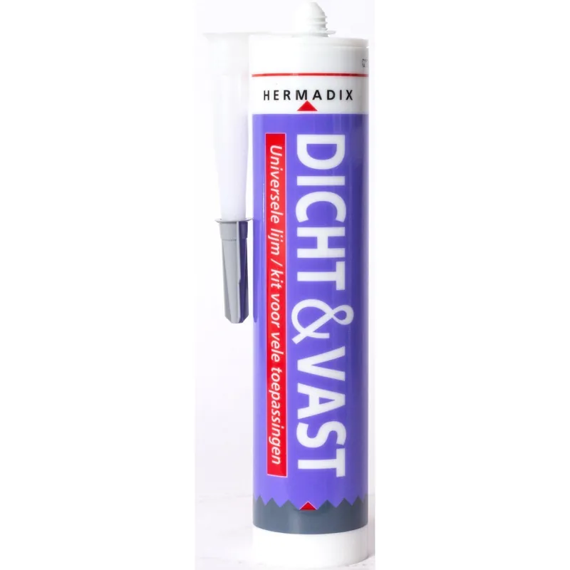 Hermadix Dicht & Vast lijmkit wit 290ml