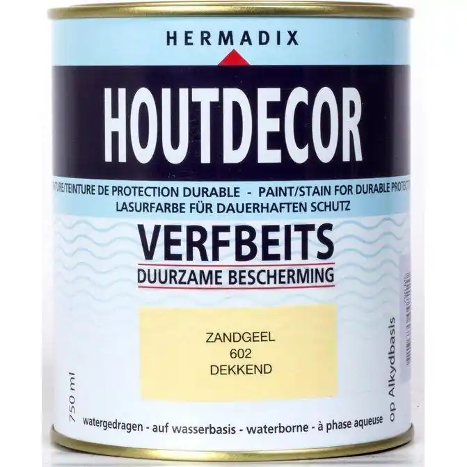 Hermadix houtdecor 602 zandgeel 750 ml
