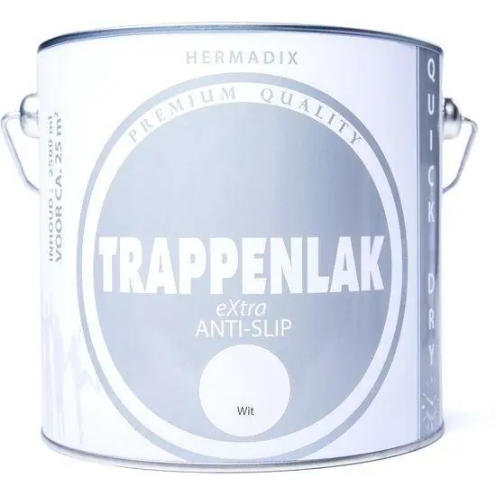 Hermadix trappenlak extra wit 2,5 liter