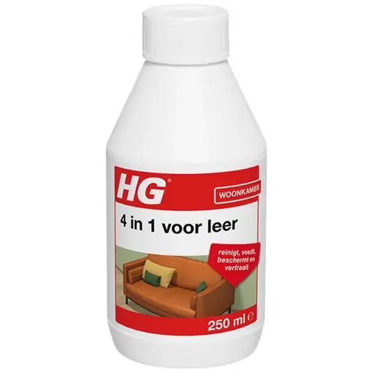 HG 4 in 1 voor leer 250 ml.