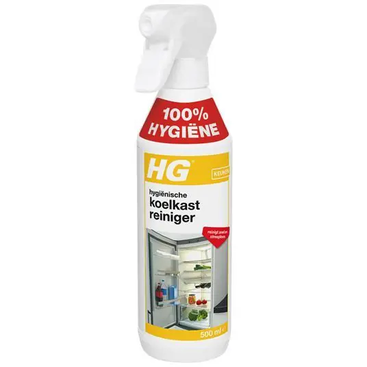 HG hygiënische koelkastreiniger 500 ml.