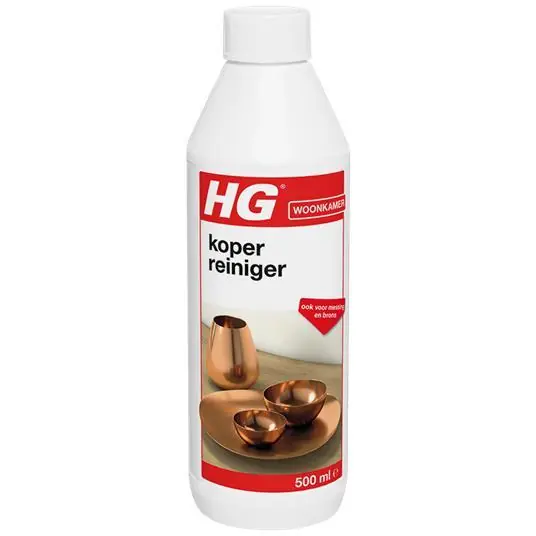 HG koper glans shampoo 500 ml.