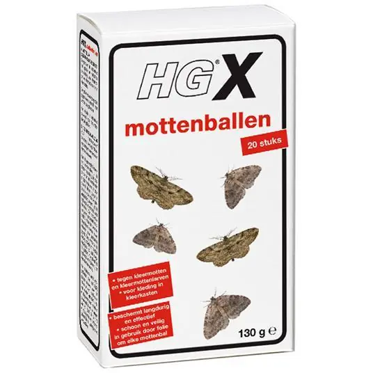 HGX mottenballen 130 gr.