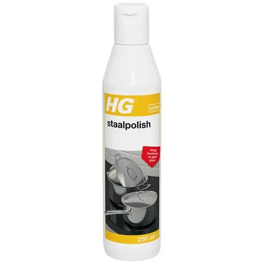 HG staalpolish 250 ml.