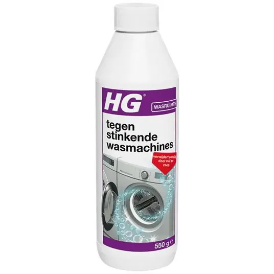 HG stinkende wasmachine reiniger 550 gr.