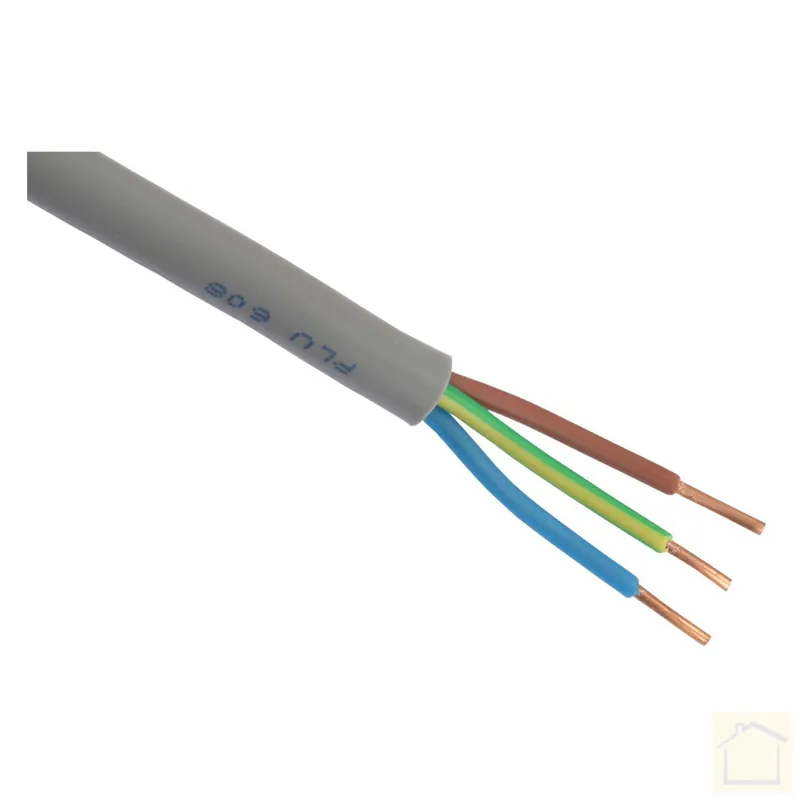 Buitenkabel XMVK 3 x 2.5 mm² 10 meter grijs