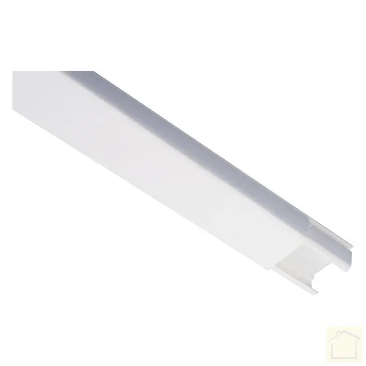 Leidinglijst 20 x 10 mm, 2 m wit
