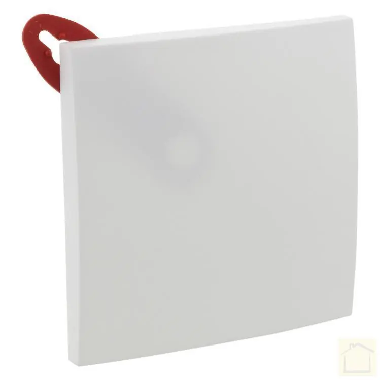 Attema plafondplaat vierkant 110x110mm wit