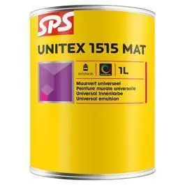SPS Unitex muurverf 1515 mat TR binnen 1l