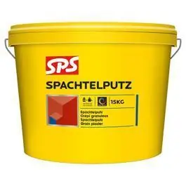 SPS spachtelputz binnen/buiten 1,2mm wit 15kg