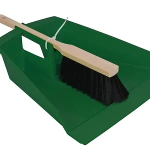 Talen Tools stoffer en blik donkergroen