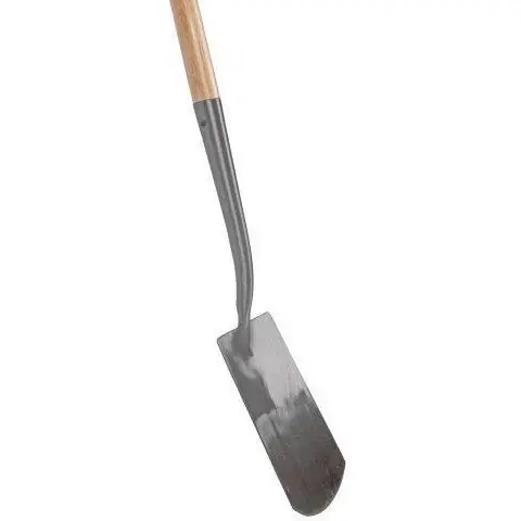 Spade met hals blank glasfiber