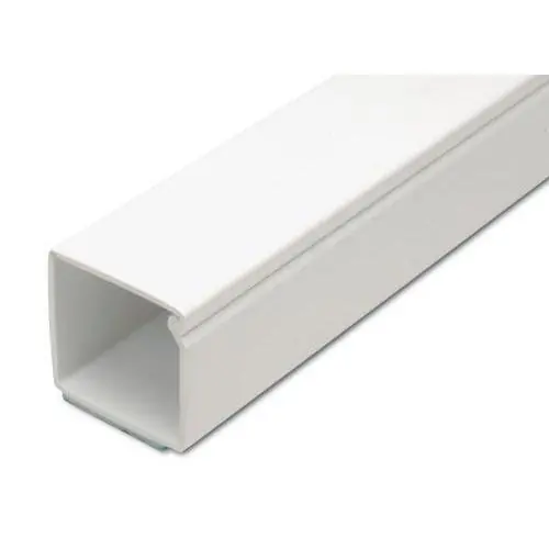 plakstrip 25x25 mm. lengte 2 mtr. wit