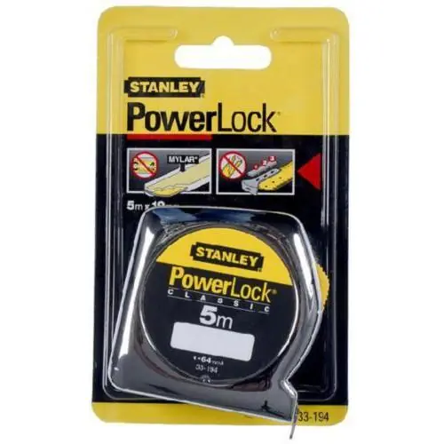 Stanley Powerlock rolbandmaat 5m 19mm