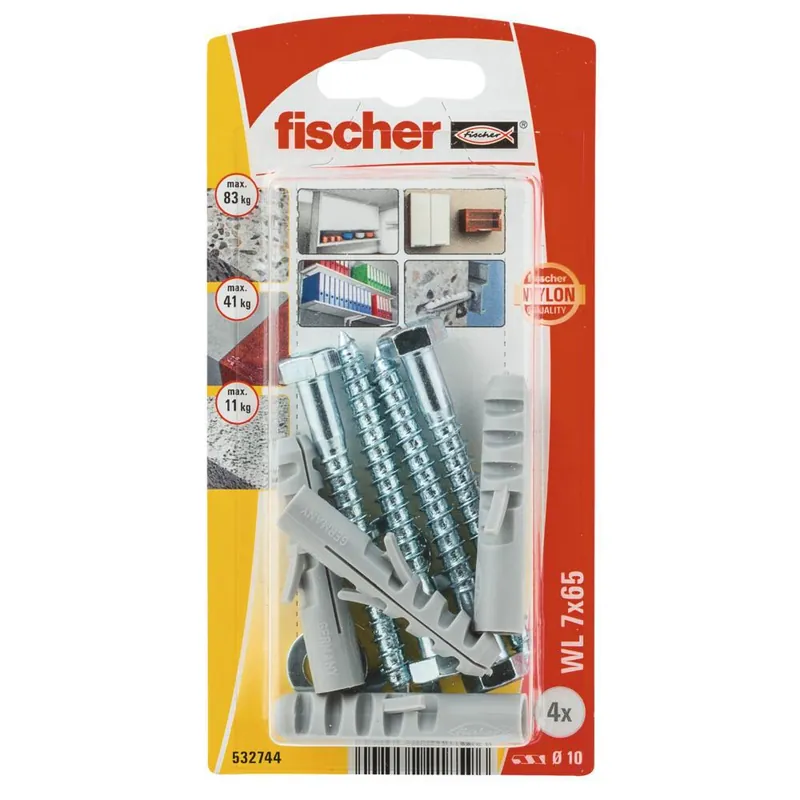 fischer sanitairbevestiging WL 7x65