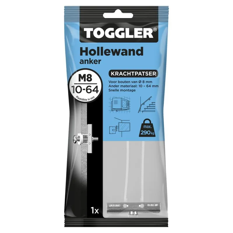 Toggler hollewand ankers M80