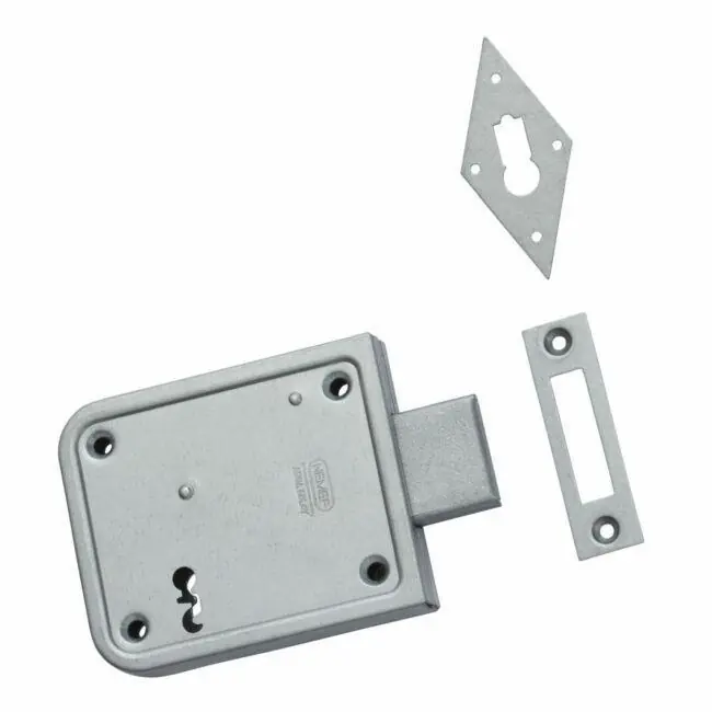 Nemef kelderbandslot rechts en links, verzinkt 83 x 100 x 18 mm