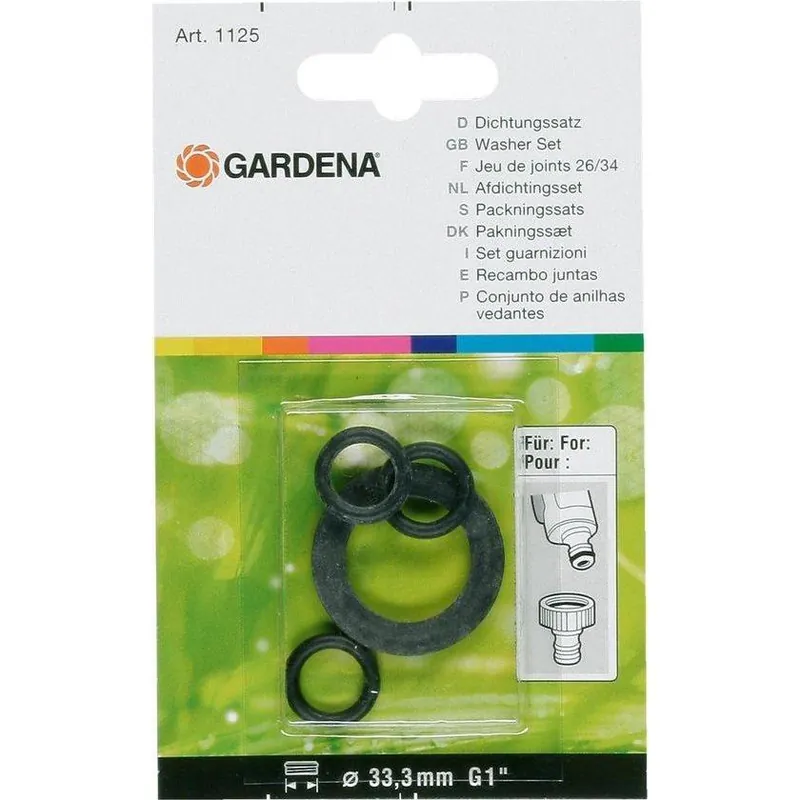 Gardena Set rubberringen 1/2"