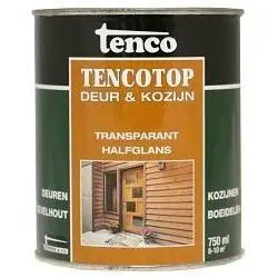 Tenco Top transparant mahonie 250 ml