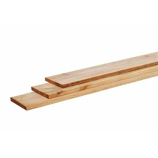 Grenen geschaafde plank 1,5x14,0x300 cm. groen geïmpregneerd