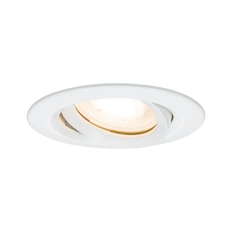 Paulmann Premium IBL set Name IP65 zwenkbaar LED 1x7W 230 V GU10 51 mm wit/alu zink