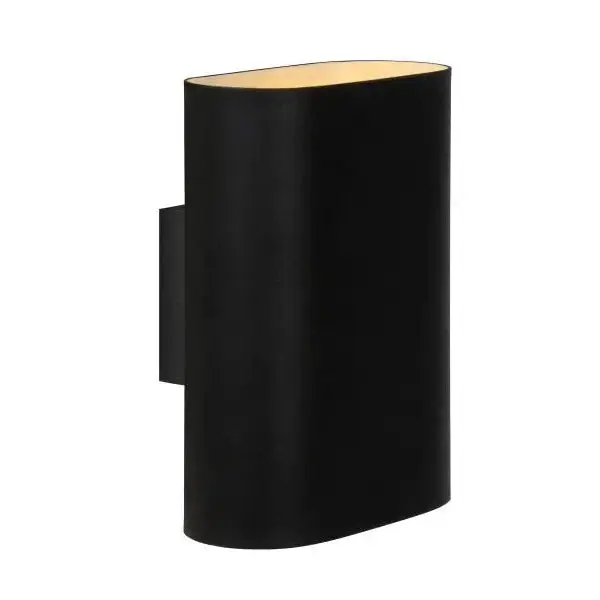 Lucide Ovalis wandlamp 2xE14 zwart