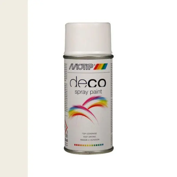 MoTip colors zijdeglans RAL9010 helder wit 150 ml.