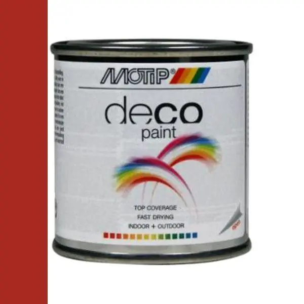 MoTip Deco hoogglans RAL3000 rood 100ml
