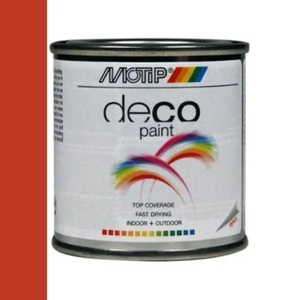 MoTip Deco hoogglans RAL2002 bloed oranje 100ml