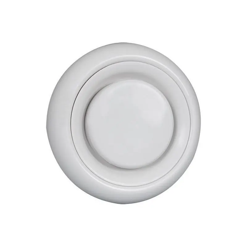 DVLI toevoerventiel met klemmen 100 mm. wit