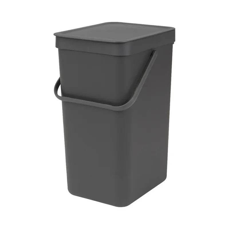 Brabantia Sort & Go afvalemmer 16 ltr. Grey