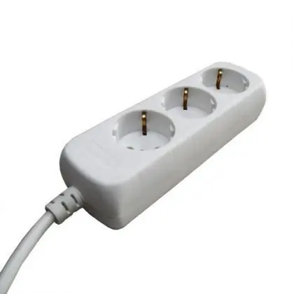 Stekkerdoos 3V +RA 5 meter 3x1.5mm²