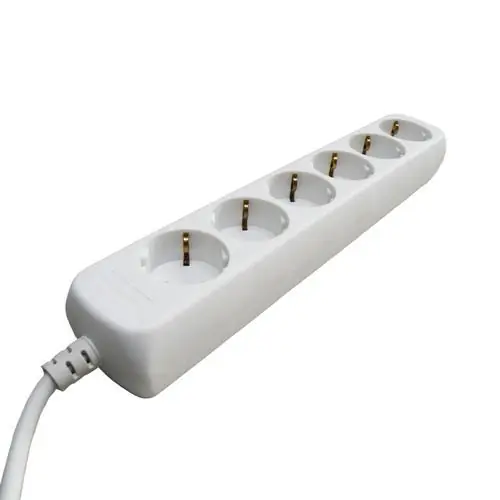Stekkerdoos 4V +RA 1,5 meter 3x1.5mm² wit