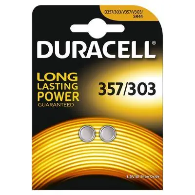 Duracell Silver Oxide D357 (2 stuks)