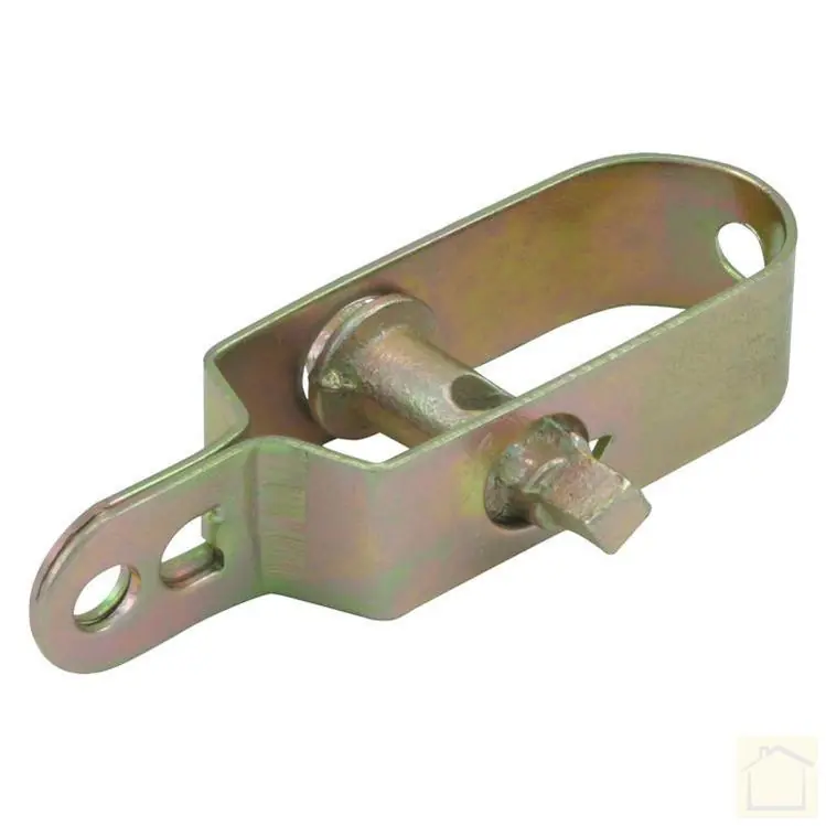 Draadspanner gebichromatiseerd 100 mm geel