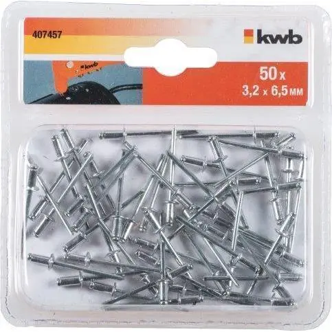 KWB POPNAGELS 3,2 6,5 MM 50 ST.