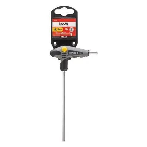 KWB Schroevendraaier T-Greep 6-Kant 4mm