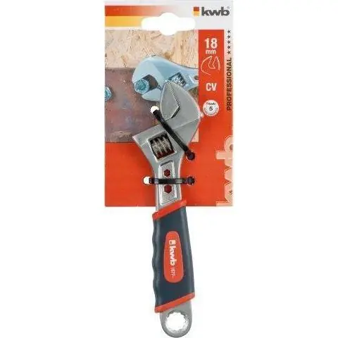 KWB moersleutel 150mm – verstelbare bek tot 18mm