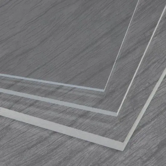 Kunststofglas glashelder 3 mm. 100x200 cm.
