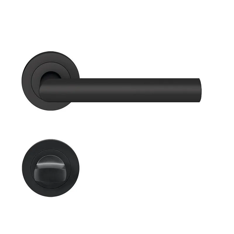 Toiletgarnituur mat zwart EZ 1332