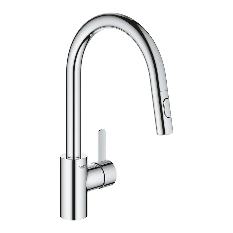 Grohe Eurosmart Cosmopolitan keukenmengkraan uittrekbare uitloop chroom